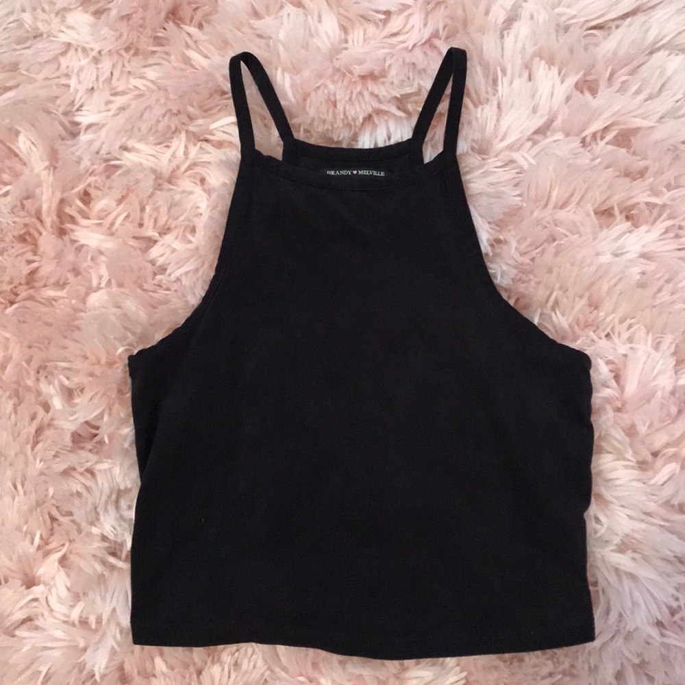 Brandy Melville Suede Top
